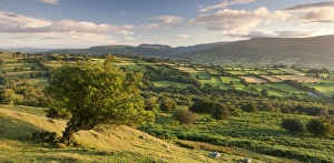 Rolling countryside of the Brecon Beacons near Crickhowell, South Wales Rolling countryside of the Brecon Beacons near Crickhowell, South Wales