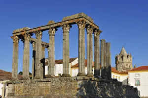 Roman Temple of Diana, a Unesco World Heritage Site. Evora, Portugal Roman Temple of Diana, a Unesco World Heritage Site. Evora, Portugal