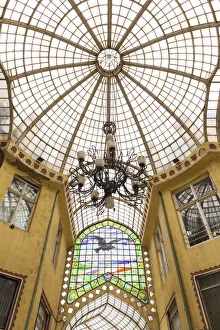 Romania, Crisana Region, Oradea, Black Eagle Arcade, interior Romania, Crisana Region, Oradea, Black Eagle Arcade, interior