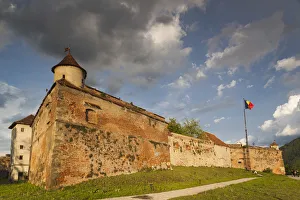Romania, Transylvania, Brasov, Brasov Citadel, sunset Romania, Transylvania, Brasov, Brasov Citadel, sunset