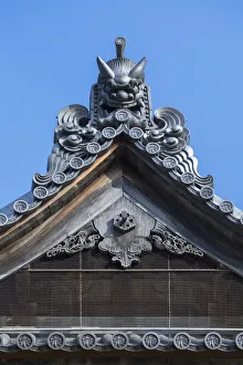 Roof detail of Shofuku-ji Temple, Fukuoka, Kyushu, Japan Roof detail of Shofuku-ji Temple, Fukuoka, Kyushu, Japan