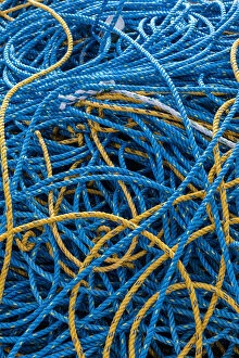 Wester Ross Gallery: Rope on the docks in Gairloch, Wester Ross, Scotland, United Kingdom