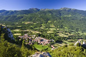 Roquefixade, Ariege, Midi-Pyrenees, France Roquefixade, Ariege, Midi-Pyrenees, France