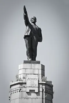 Russia, The Golden Ring, Kostroma, Lenin statue Russia, The Golden Ring, Kostroma, Lenin statue