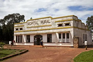 Ruyigi, Burundi. A hospital left behind from the Belgian colonial era now serves a Ruyigi, Burundi. A hospital left behind from the Belgian colonial era now serves a