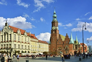 The Rynek (Market Square) and the Old Town Hall The Rynek (Market Square) and the Old Town Hall