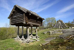Sami Camp from the beginnings of the 20th century, used in Spring and Autumn in Lappland Sami Camp from the beginnings of the 20th century, used in Spring and Autumn in Lappland