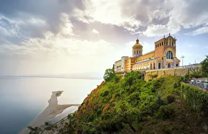 Sanctuary on Tindari. Europe, Italy, Messina province, Sicily, Patti Sanctuary on Tindari. Europe, Italy, Messina province, Sicily, Patti