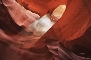 Sandstone erosion landscape in Lower Antelope Canyon - USA, Arizona, Coconino
