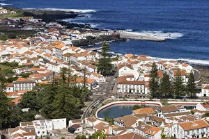 Archipelago Gallery: Santa Cruz da Graciosa from above. Graciosa island, Azores, Portugal