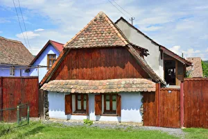 Saxon houses in Viscri, a Unesco World Heritage Site. Brasov county, Transylvania Saxon houses in Viscri, a Unesco World Heritage Site. Brasov county, Transylvania