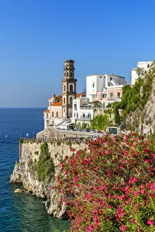 Oleander Gallery: Scenic skyline of Atrani, Amalfi coast, Campania, Italy