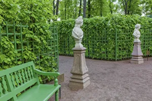Sculpture in Summer Garden, Saint Petersburg, Russia Sculpture in Summer Garden, Saint Petersburg, Russia