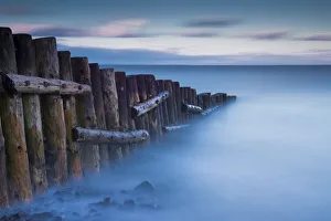 Sea & Groyne, Porlock Weir, Somerset, England Sea & Groyne, Porlock Weir, Somerset, England