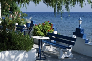 Seat by the sea on the Kassandra Coast Seat by the sea on the Kassandra Coast