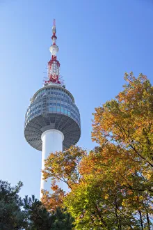 Seoul Tower in Namsan Park, South Korea Seoul Tower in Namsan Park, South Korea