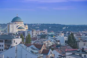 Serbia, Belgrade, View of St Sava Orthodox Temple Serbia, Belgrade, View of St Sava Orthodox Temple