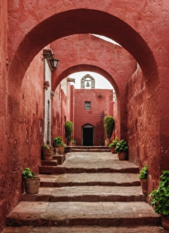 Sevilla Street, Santa Catalina Monastery, Arequipa, Peru Sevilla Street, Santa Catalina Monastery, Arequipa, Peru
