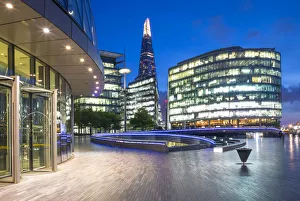 The Shard & More London Riverside, London, England, UK The Shard & More London Riverside, London, England, UK