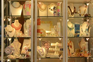 Shop window in Chania, Crete, Greece, Europe Shop window in Chania, Crete, Greece, Europe