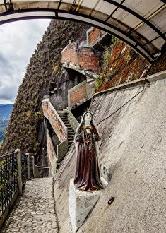 Shrine to the Virgin Mary, El Penon de Guatape, Rock of Guatape, Antioquia Department Shrine to the Virgin Mary, El Penon de Guatape, Rock of Guatape, Antioquia Department
