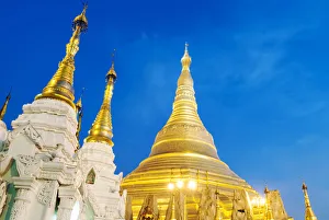 Shwedagon Pagoda at sunset, Yangon, Burma (Myanmar) Shwedagon Pagoda at sunset, Yangon, Burma (Myanmar)