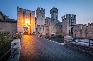 Sirmione historic village and castle, Brescia province, Lombardy, Italy Sirmione historic village and castle, Brescia province, Lombardy, Italy