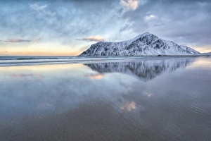 Skagsanden beach, Flakstad - Lofoten Islands, Norway Skagsanden beach, Flakstad - Lofoten Islands, Norway