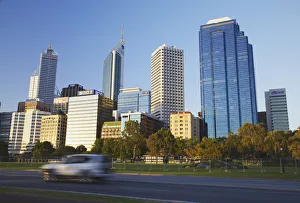 Skyscrapers in downtown Perth, Western Australia, Australia Skyscrapers in downtown Perth, Western Australia, Australia