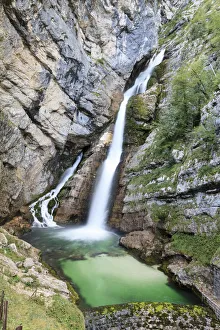 Slovenia, Triglav National Park, Slavica Fall (Slap Slavica) Slovenia, Triglav National Park, Slavica Fall (Slap Slavica)