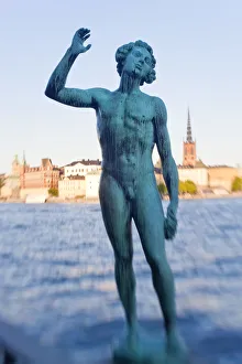Song statue, Stadshuset, Stockholm, Sweden Song statue, Stadshuset, Stockholm, Sweden