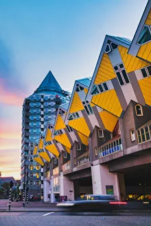 Southern Holland province, Rotterdam, the cubic houses (Kubuswoningen Southern Holland province, Rotterdam, the cubic houses (Kubuswoningen
