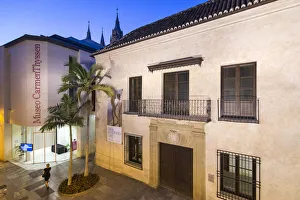 Spagna - Malaga - Facciata principale del Museo Carmen Thyssen Spagna - Malaga - Facciata principale del Museo Carmen Thyssen