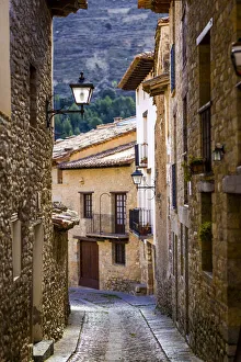 Spain, Aragon, Mirambel, Alley in the centre of Mirambel Spain, Aragon, Mirambel, Alley in the centre of Mirambel