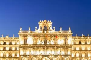 Images Dated 23rd July 2014: Spain, Castile and Leon, Salamanca. Plaza Mayor