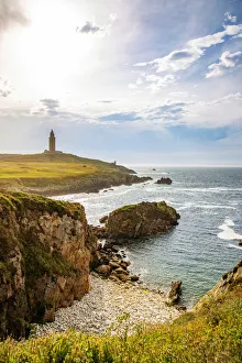 Spain, Galicia, La Coruna, Torre de Hercules Spain, Galicia, La Coruna, Torre de Hercules