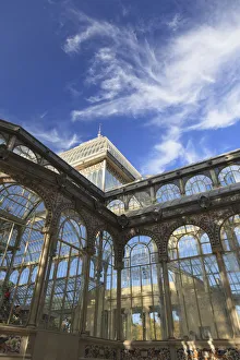 Spain, Madrid, Buon Retiro Park (Parque del Buen Retiro), Crystal Palace Spain, Madrid, Buon Retiro Park (Parque del Buen Retiro), Crystal Palace