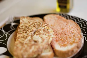 Spanish Omlette on Toast, Barcelona, Spain Spanish Omlette on Toast, Barcelona, Spain