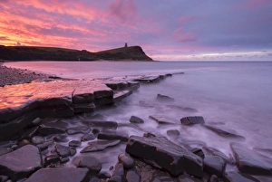 Spectacular sunrise over Kimmeridge Bay on the Jurassic Coast World Heritage Site, Dorset, England Spectacular sunrise over Kimmeridge Bay on the Jurassic Coast World Heritage Site, Dorset, England