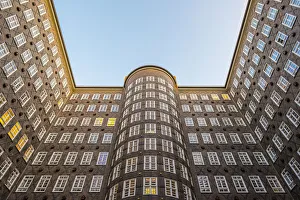 Sprinkenhof office building built in 1927-1943 in brick expressionist style Sprinkenhof office building built in 1927-1943 in brick expressionist style
