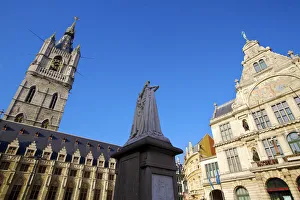 St Baafs Plein, Ghent, Flanders, Belgium St Baafs Plein, Ghent, Flanders, Belgium