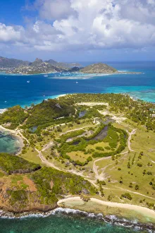 St Vincent and The Grenadines, Aerial view of Union Island
