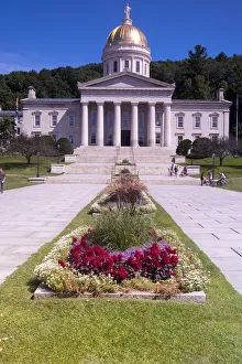 The state capitol building in Montpelier Vermont, USA The state capitol building in Montpelier Vermont, USA