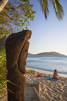 Statue at Blue Lagoon Resort, Nacula Island, Yasawa Islands, Fiji Statue at Blue Lagoon Resort, Nacula Island, Yasawa Islands, Fiji