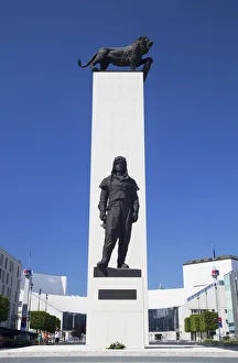 Statue in front of National Theatre, Bratislava, Slovakia Statue in front of National Theatre, Bratislava, Slovakia