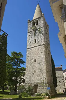 Steeple, Old Town of Bale, Istria, Croatia Steeple, Old Town of Bale, Istria, Croatia