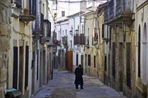 Street in the downtown of Trujillo, Caceres, Spain Street in the downtown of Trujillo, Caceres, Spain