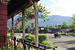 A street in Joseph, Wallowas, Oregon, USA A street in Joseph, Wallowas, Oregon, USA