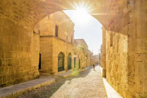 Fortress and Palace of the Grand Masters, UNESCO World Heritage Site, Rhodes  City, Rhodes, Dodecanese, Greek Islands, Greece, Europe - SuperStock