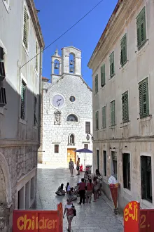 Street in old town, Sibenik, Dalmatia, Croatia Street in old town, Sibenik, Dalmatia, Croatia